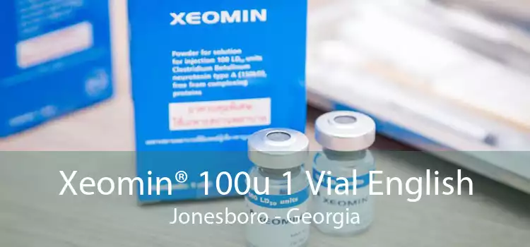 Xeomin® 100u 1 Vial English Jonesboro - Georgia