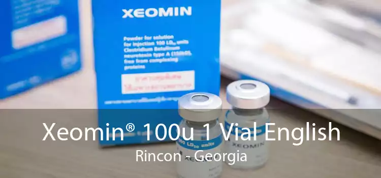 Xeomin® 100u 1 Vial English Rincon - Georgia