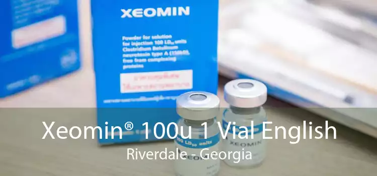 Xeomin® 100u 1 Vial English Riverdale - Georgia