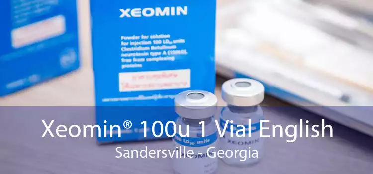 Xeomin® 100u 1 Vial English Sandersville - Georgia