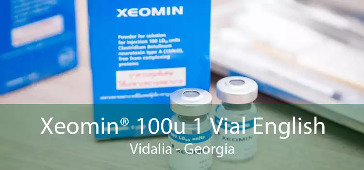 Xeomin® 100u 1 Vial English Vidalia - Georgia