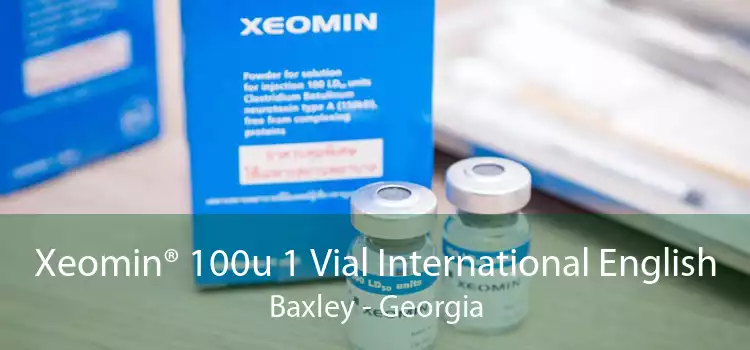 Xeomin® 100u 1 Vial International English Baxley - Georgia