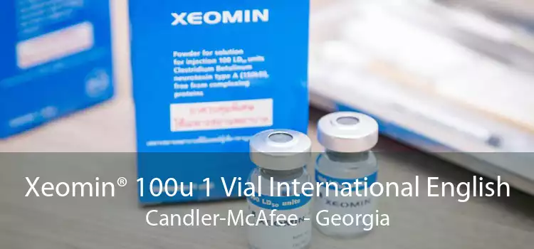 Xeomin® 100u 1 Vial International English Candler-McAfee - Georgia
