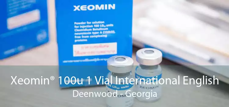 Xeomin® 100u 1 Vial International English Deenwood - Georgia