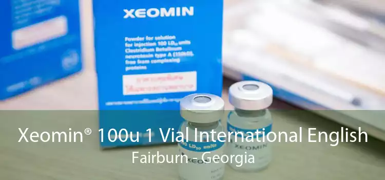 Xeomin® 100u 1 Vial International English Fairburn - Georgia