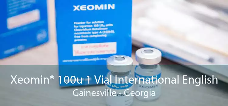 Xeomin® 100u 1 Vial International English Gainesville - Georgia