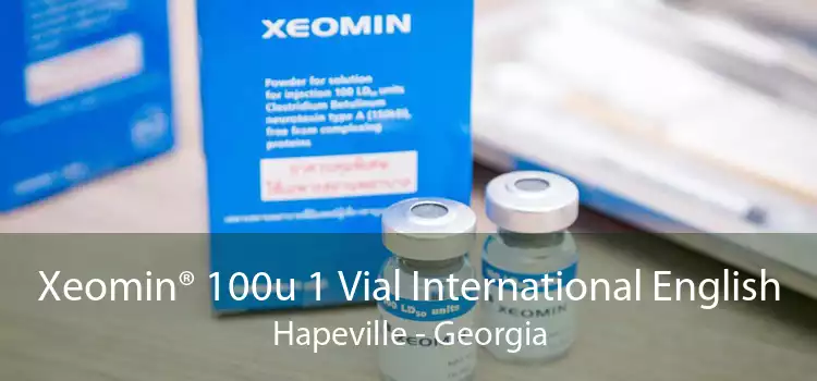 Xeomin® 100u 1 Vial International English Hapeville - Georgia