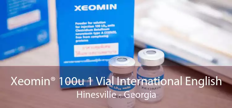 Xeomin® 100u 1 Vial International English Hinesville - Georgia