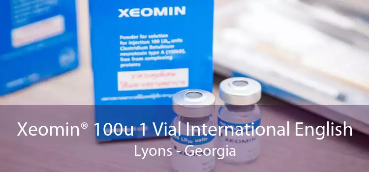 Xeomin® 100u 1 Vial International English Lyons - Georgia