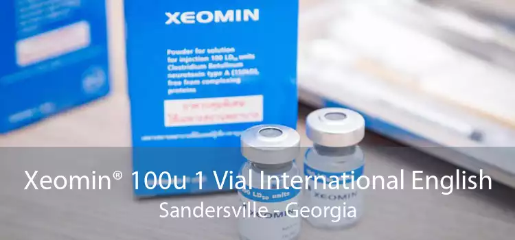 Xeomin® 100u 1 Vial International English Sandersville - Georgia