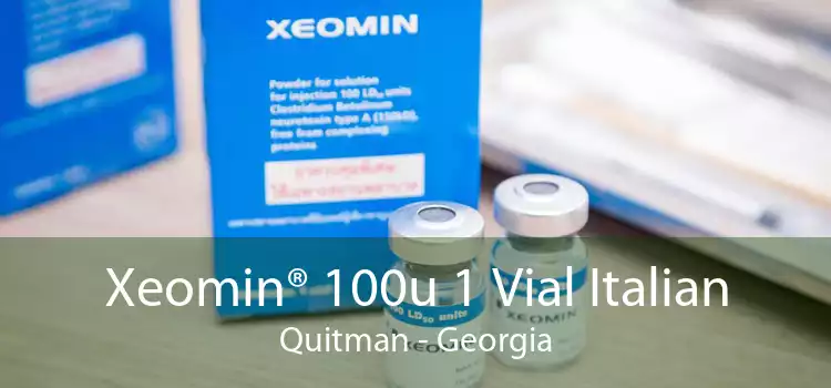 Xeomin® 100u 1 Vial Italian Quitman - Georgia