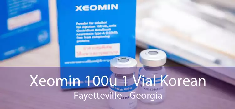 Xeomin 100u 1 Vial Korean Fayetteville - Georgia