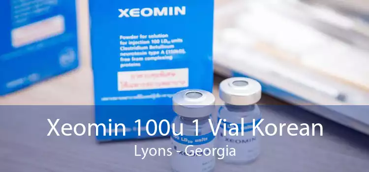 Xeomin 100u 1 Vial Korean Lyons - Georgia