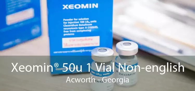 Xeomin® 50u 1 Vial Non-english Acworth - Georgia