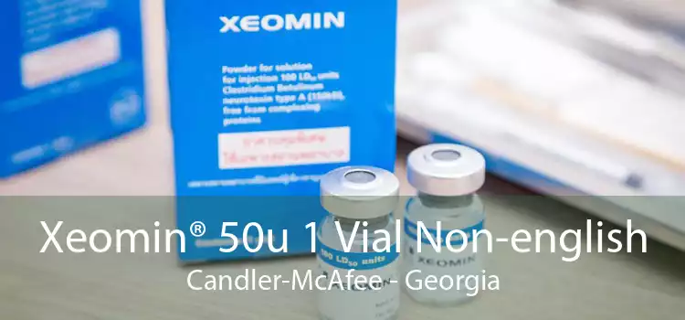 Xeomin® 50u 1 Vial Non-english Candler-McAfee - Georgia