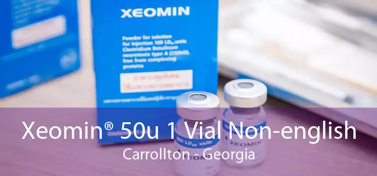 Xeomin® 50u 1 Vial Non-english Carrollton - Georgia