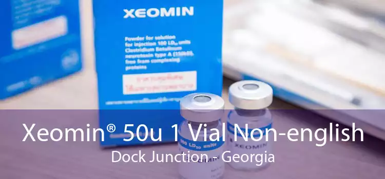 Xeomin® 50u 1 Vial Non-english Dock Junction - Georgia
