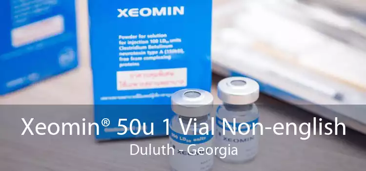 Xeomin® 50u 1 Vial Non-english Duluth - Georgia