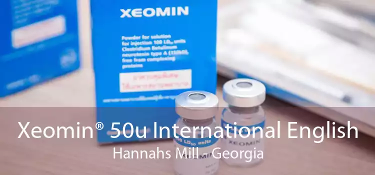 Xeomin® 50u International English Hannahs Mill - Georgia