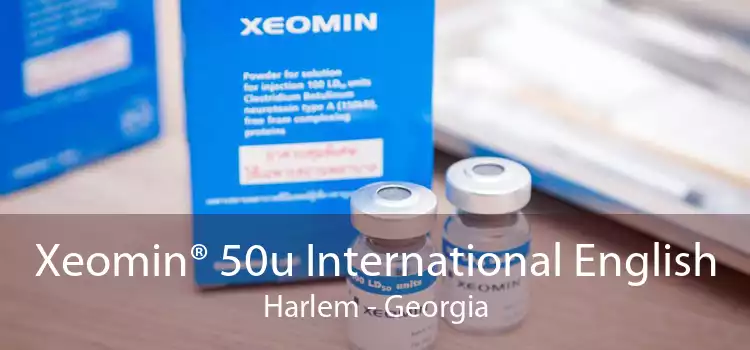 Xeomin® 50u International English Harlem - Georgia