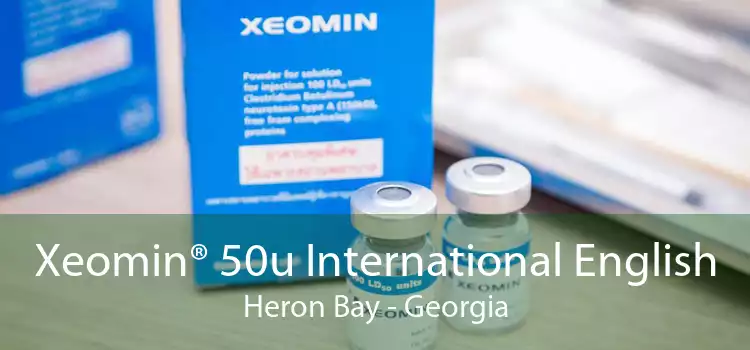 Xeomin® 50u International English Heron Bay - Georgia