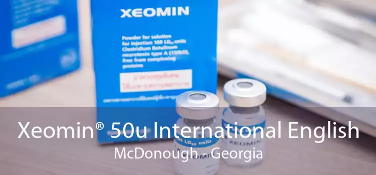 Xeomin® 50u International English McDonough - Georgia