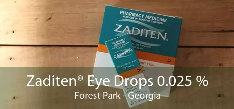 Zaditen® Eye Drops 0.025 % Forest Park - Georgia