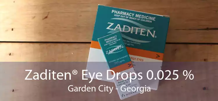 Zaditen® Eye Drops 0.025 % Garden City - Georgia